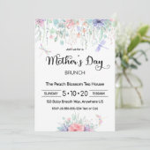 Fête des mères Invitation Brunch (Debout devant)