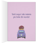 fête des mères italienne heureuse Fiat 500 (Intérieur (Droit))