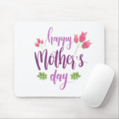 Fête des mères joyeuses | Tapis de souris (Avec souris)