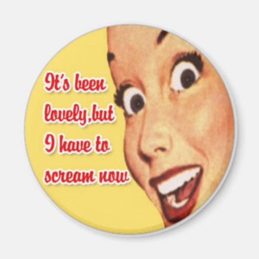 Fête des Mères Joyeux ménagère Drôle Retro Magnet (Devant)