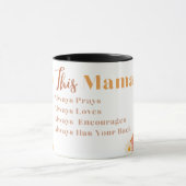 Fête des mères, l'amour de la mère tasse à café (Centre)