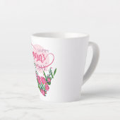 Fête des mères Latte Mug (Angle droit)