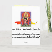 Fête des Mères & le petit oiseau rouge - carte (Dos)