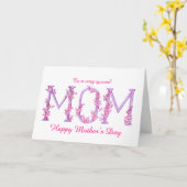 Fête des mères maman aquarelle Orchidée carte pers (Fleur jaune)