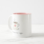Fête des Mères Maman Tu es Thé-Riffic Café Mug (Devant gauche)