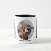 Fête des mères MDM Photo Collage Mug (Centre)
