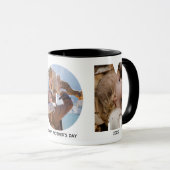 Fête des mères MDM Photo Collage Mug (Devant droit)