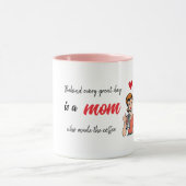 Fête des mères Mug (Centre)