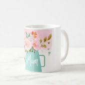 Fête des mères Mug avec arrosage Can & Flowers (Devant droit)