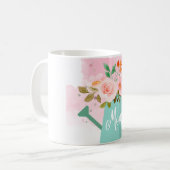 Fête des mères Mug avec arrosage Can & Flowers (Devant gauche)
