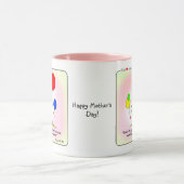 Fête des mères Mug de café chrétien avec écriture (Centre)