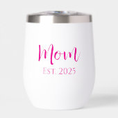 Fête des mères Nouveau Maman Hot rose Élégant Scri (Avant)