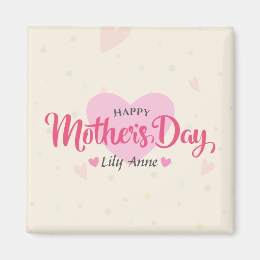 Fête des mères personnalisées | Magnet (Devant)