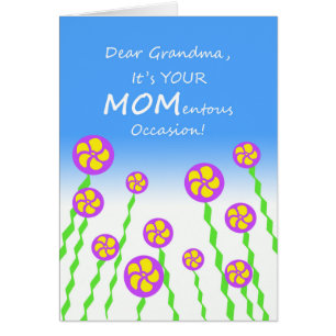 Fête des mères pour grand-mère MOMentous Occasion 