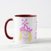 Fête des Mères Princesse mug (Gauche)