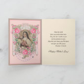 Fête des mères religieuses Carte catholique Saint- (Intérieur)