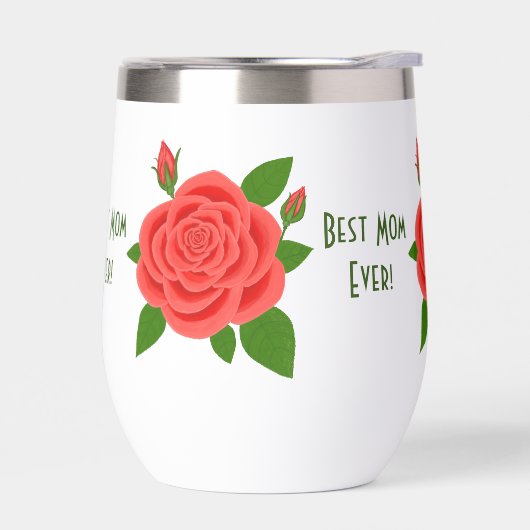 Fête des Mères Rose Rouge (Gauche)