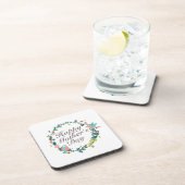 Fête des Mères simple et heureuse Dessous de verre (Côté Droit)