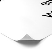 Fête des mères Vente d'affaires Poster blanc (Coin)