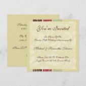 Fête des Nuits du Maroc Invitation (Devant / Derrière)