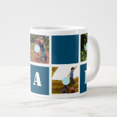 Fête des pères 10 Photos Papa Collage Mug (Devant droit)
