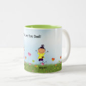 Fête des pères 2 Stick Girls Mug (Devant droit)