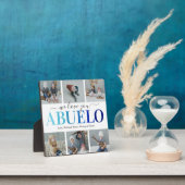 Fête des pères Abuelo Photo Collage Plaque (Insitu)