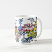 Fête des pères Alien Enfants Mug (Devant droit)