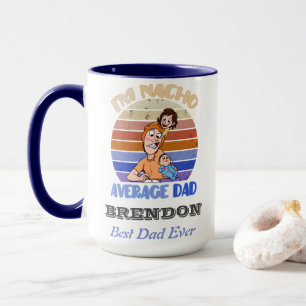 Fête des pères amusante tasse personnalisée