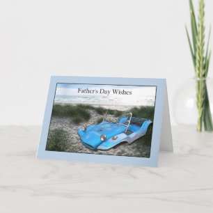 Fête des pères avec carte de buggy pour dunes