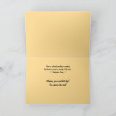 Fête des pères Bateau de pêche Carte de coucher de (Intérieur)