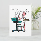 **FÊTE DES PÈRES BBQ** INVITATION (Debout devant)