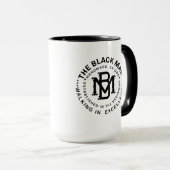 Fête des pères Black Papa Power Devis Cadeau Mug (Devant droit)