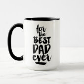 Fête des pères blanche noire de tasse pour le (Gauche)