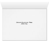 Fête des pères Blue Kayak (Intérieur Horizontal (Bas))