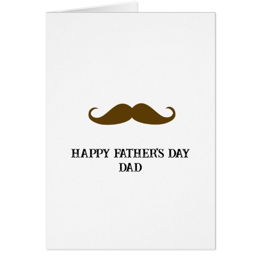 Fête des pères Brown de moustache (Devant)