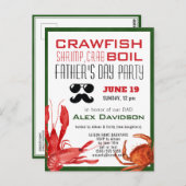 FÊTE DES PÈRES BUDGET Invitation de la fête des bo (Devant / Derrière)