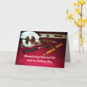 FÊTE DES PÈRES, carte DADS TOLS (Fleur jaune)