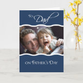 Fête des pères - Carte photo (Fleur jaune)