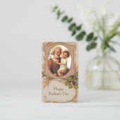 Fête des pères catholique Souvenir Carte Sainte (Debout devant)