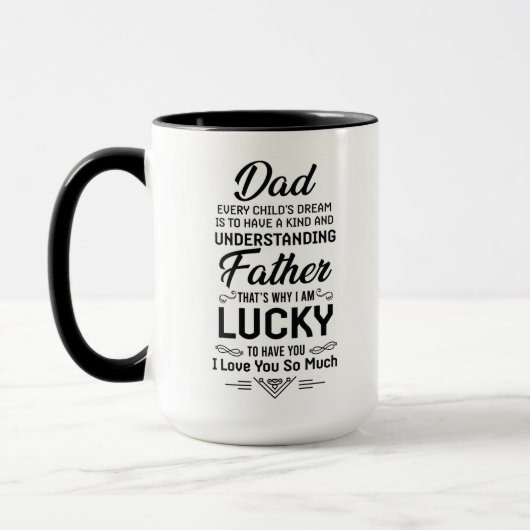 Fête des pères de café Mug (Gauche)