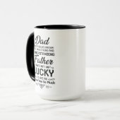 Fête des pères de café Mug (Devant gauche)