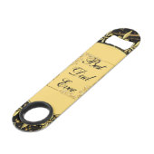 Fête des pères de calligraphie moderne Doré perruq (Devant angulaire)