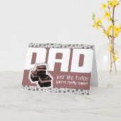 Fête des pères de carburant ou carte d'anniversair (Fleur jaune)