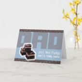 Fête des pères de carburant ou carte d'anniversair (Fleur jaune)