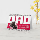 Fête des pères de carburant ou carte rouge d'anniv (Fleur jaune)