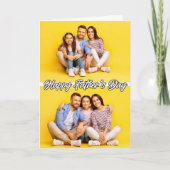 Fête des pères de Modèle 2 photos personnalisée (Devant)