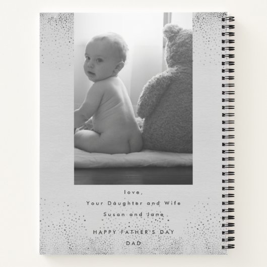 Fête des pères de script Designer Gris Journal mod (Dos)