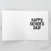 FÊTE DES PÈRES DONALD TRUMP FUNNY GREETING CARTE (Intérieur)