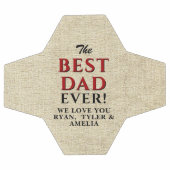 Fête des pères du meilleur papa rustique (Plat)